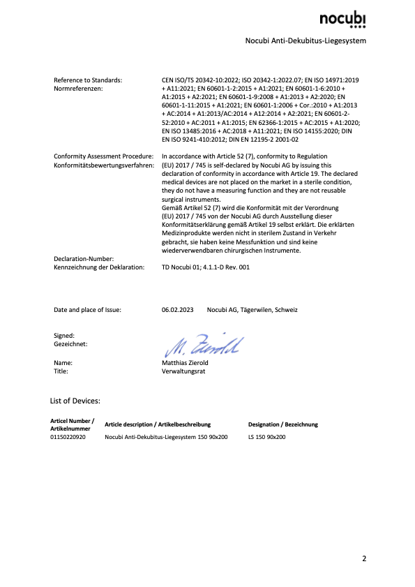 EU-Konformitätserklärung Seite 2